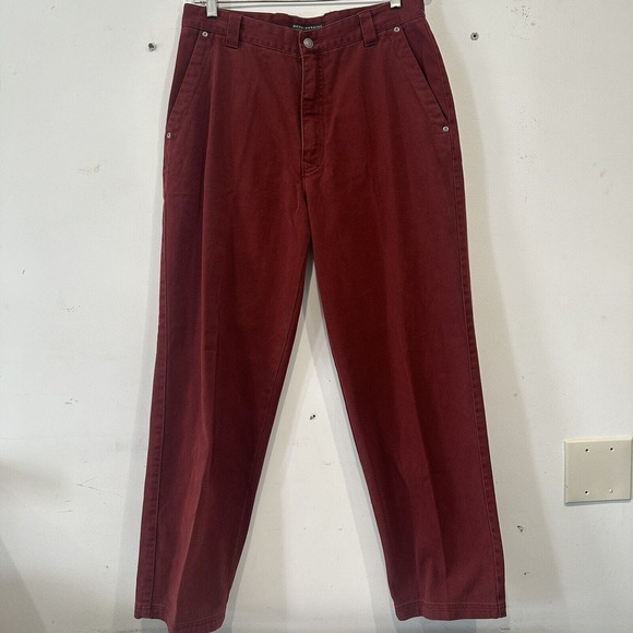 Royal Robbins Outdoor Travel Pants Red Cotton 34x32 - Picture 1 of 8